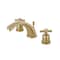 Kingston Brass KB8962ZX 8" Widespread Bathroom Faucet, Polished Brass KB8962ZX - alternate 1